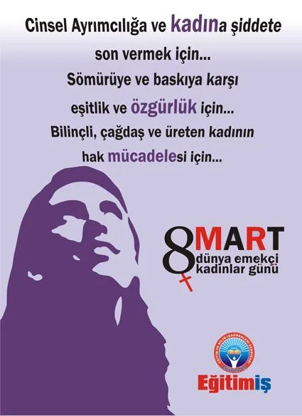 8 Mart Emekçi Kadınlar Günü | EĞİTİM İŞ