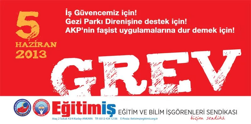 GREVE ÇAĞRI | EĞİTİM İŞ