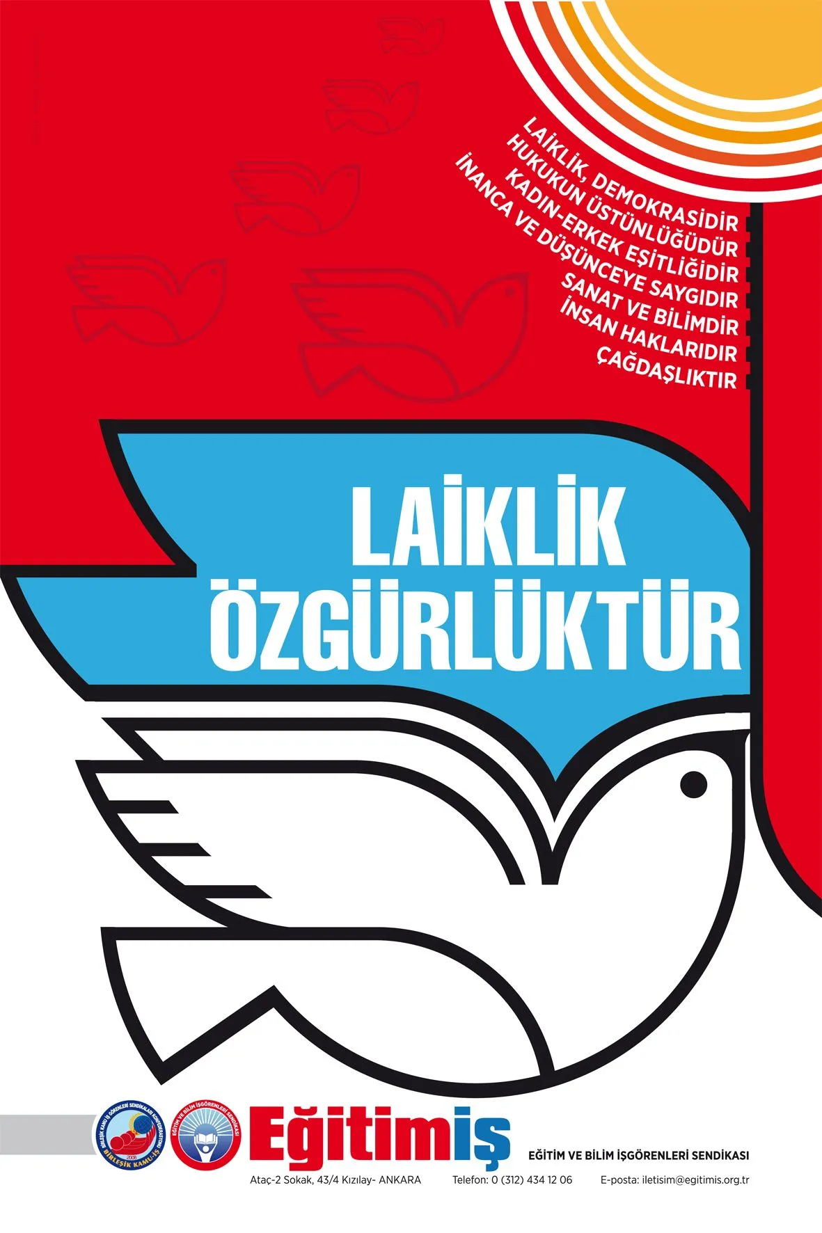 LAİKLİK ÖZGÜRLÜKTÜR | EĞİTİM İŞ