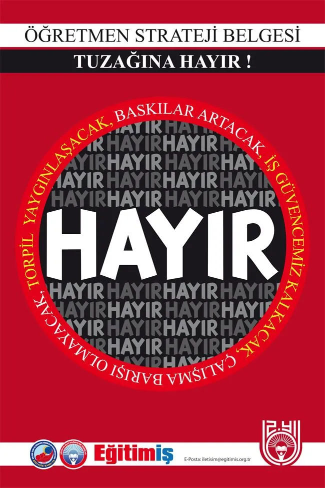 STRATEJİ BELGESİNE HAYIR | EĞİTİM İŞ