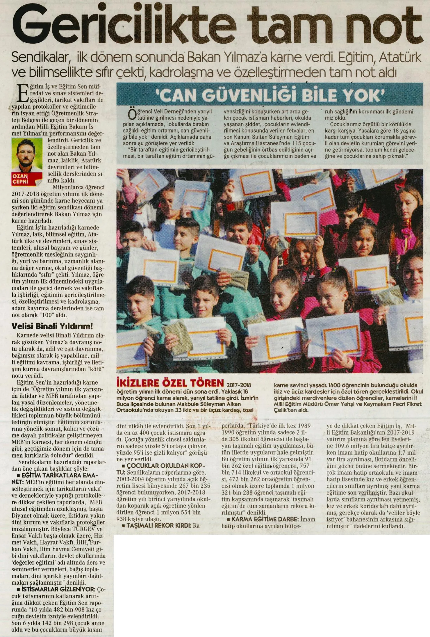 Gericilikte Tam Not | EĞİTİM İŞ