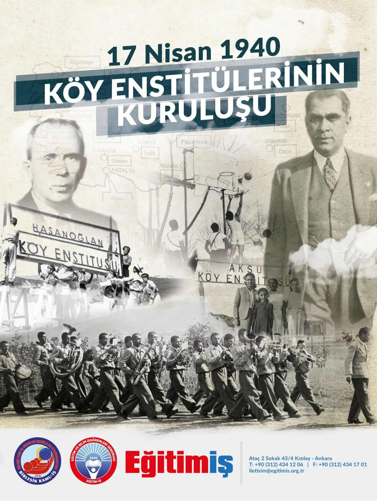 17 NİSAN 1940 KÖY ENSTİTÜLERİNİN KURULUŞU  | EĞİTİM İŞ