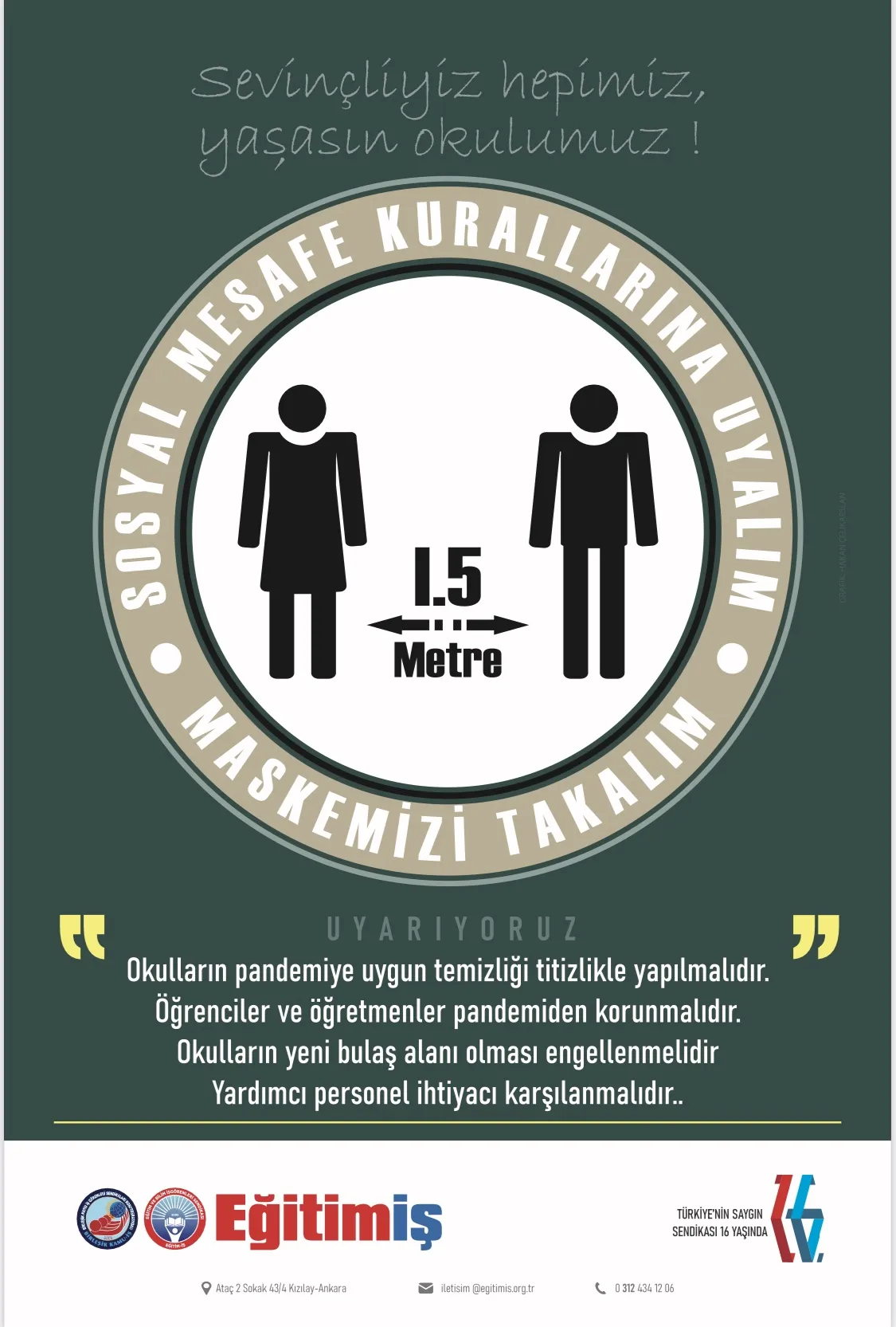 Pandemi Afiş  | EĞİTİM İŞ