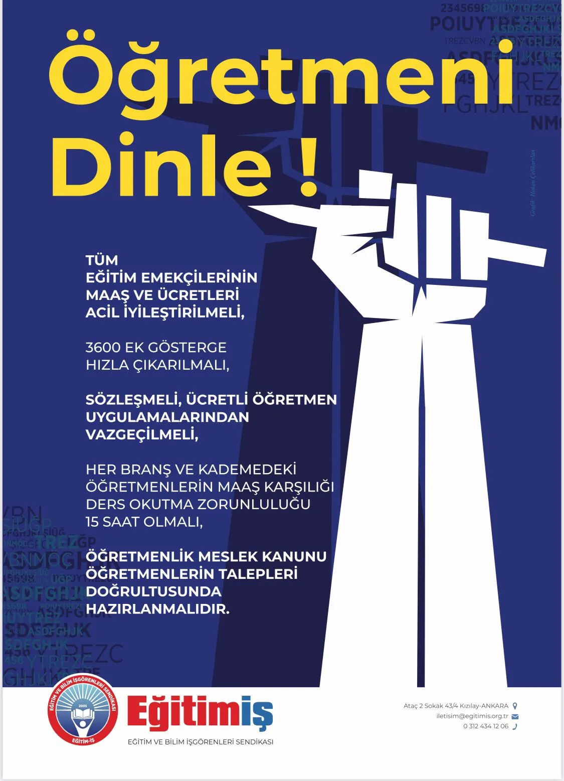ÖĞRETMENİ DİNLE | EĞİTİM İŞ