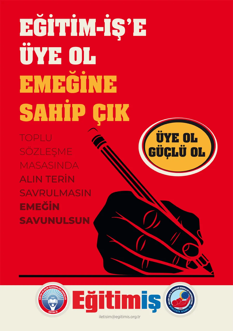 Eğitim İş`e Üye Ol Emeğine Sahip Çık | EĞİTİM İŞ