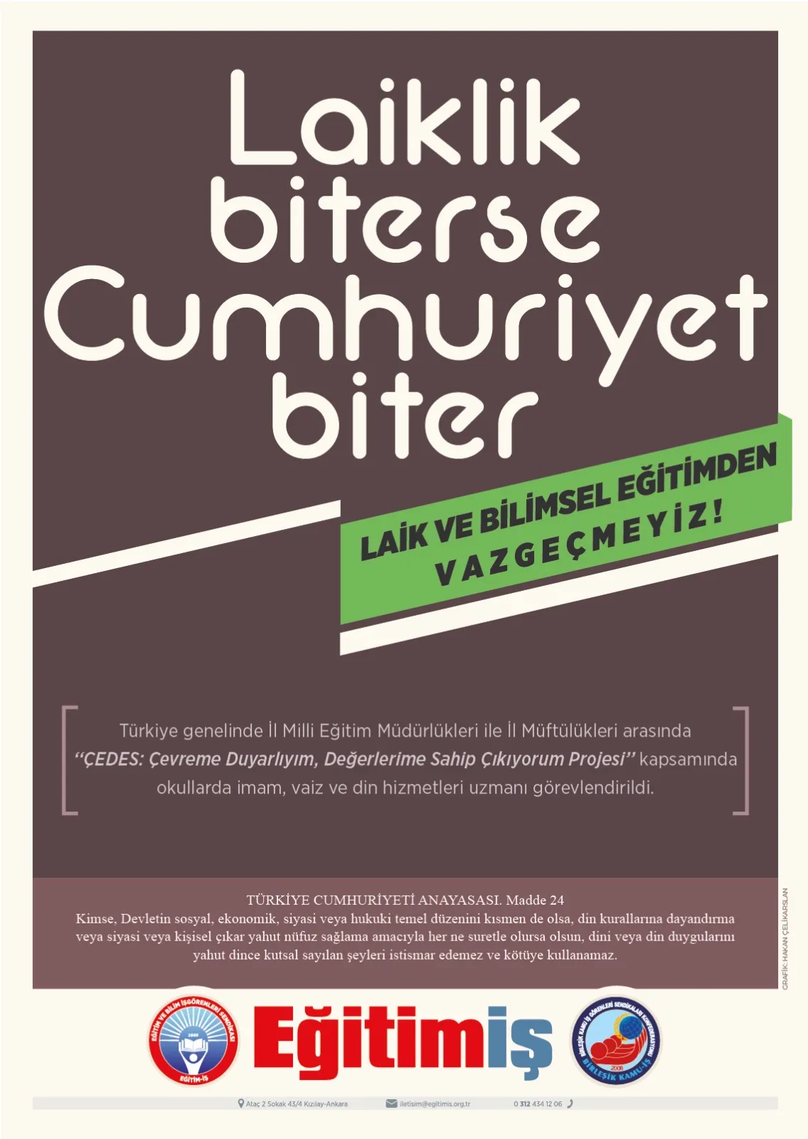 DERSİMİZ ATATÜRK VE CUMHURİYET | EĞİTİM İŞ