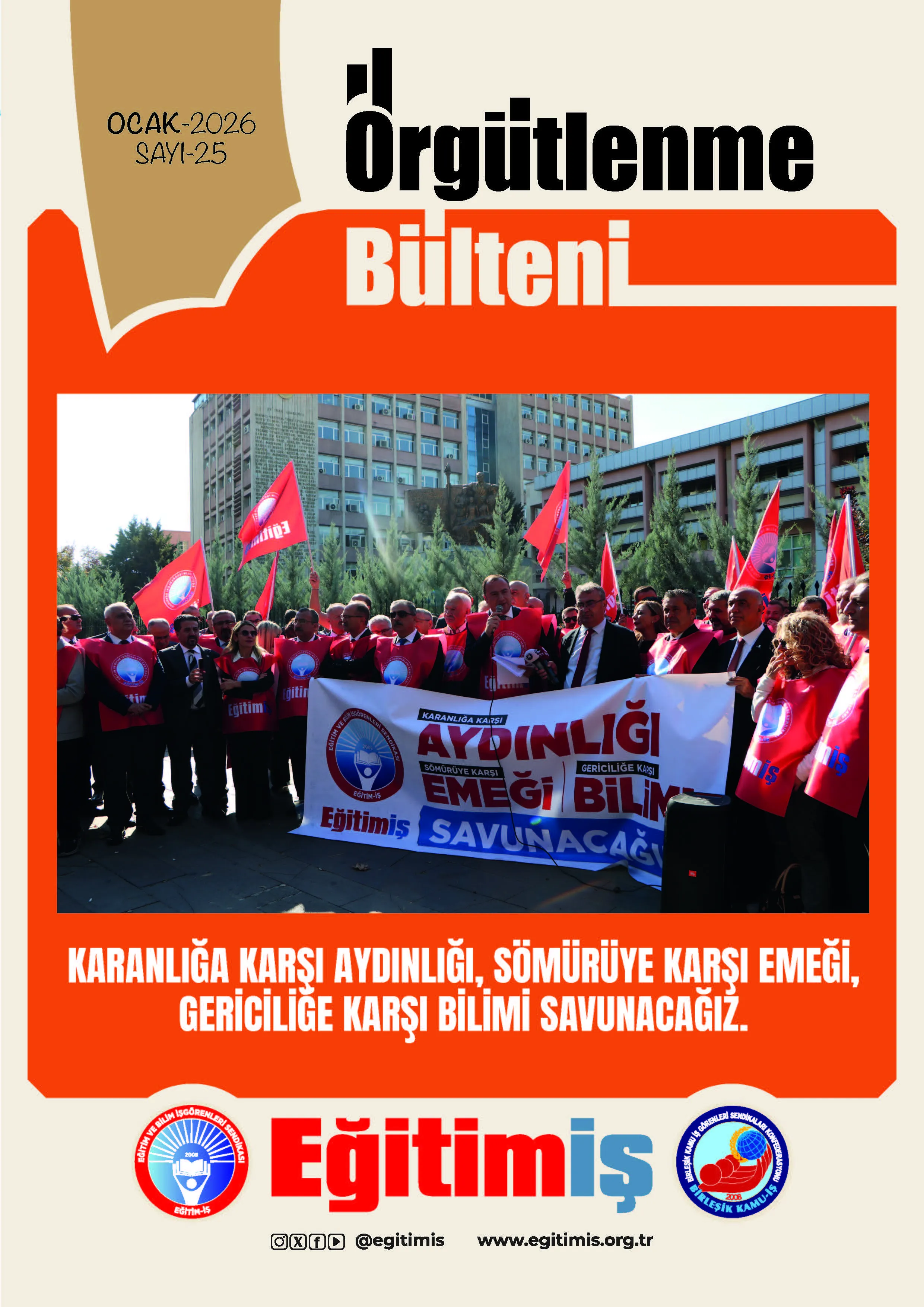 Eğitim-İş Örgütlenme Bülteni - Ocak 2026 | EĞİTİM İŞ