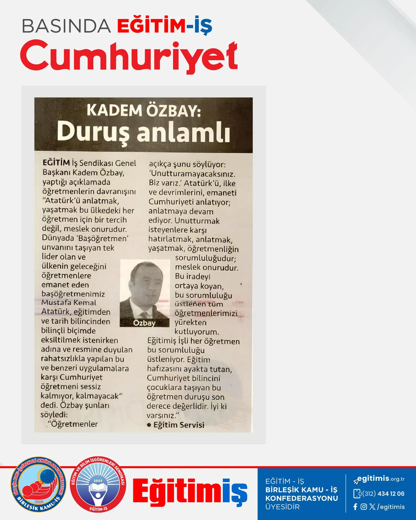 Duruş anlamlı | EĞİTİM İŞ