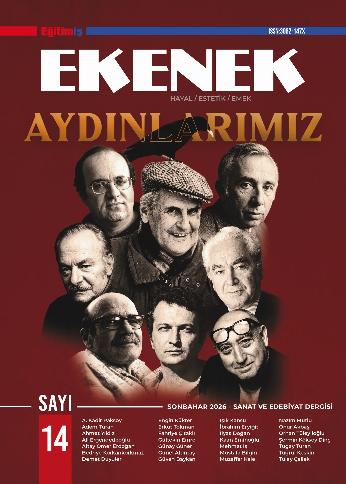 Eğitim-İş’in Kültür, Sanat ve Edebiyat Dergisi Ekenek’ten 