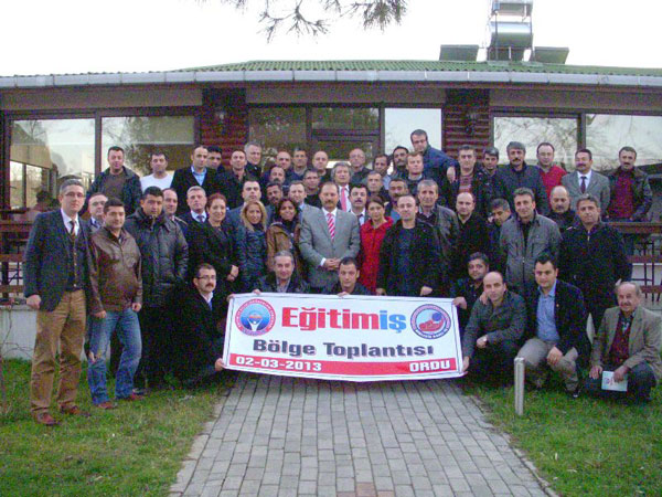 ORDU BÖLGE TOPLANTISI GENİŞ KATILIMLA GERÇEKLEŞTİRİLDİ | EĞİTİM İŞ