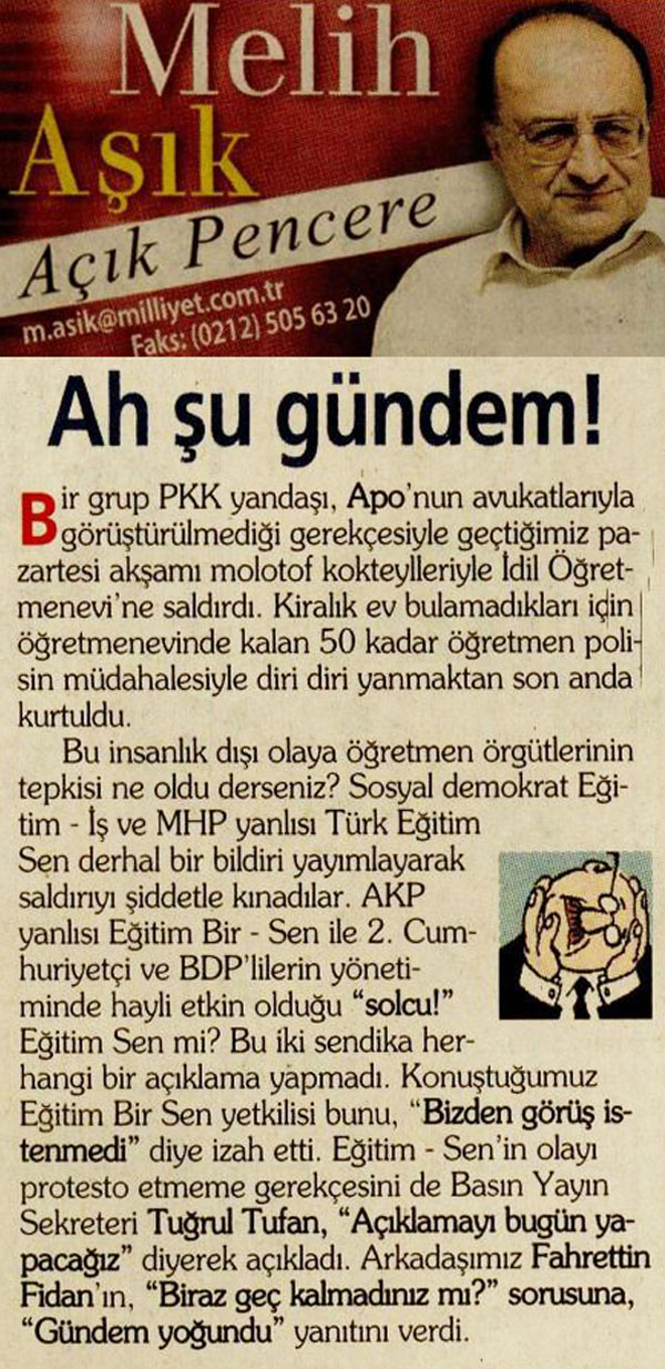  Basından... YORUMSUZ! | EĞİTİM İŞ