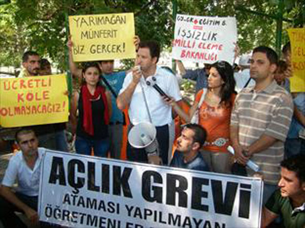 ATAMASI YAPILMAYAN ÖĞRETMENLER AÇLIK GREVİNDE! | EĞİTİM İŞ