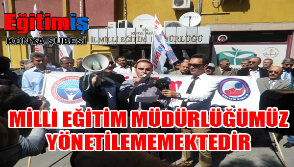 MİLLİ EĞİTİM MÜDÜRLÜĞÜMÜZ YÖNETİLEMEMEKTEDİR | EĞİTİM İŞ