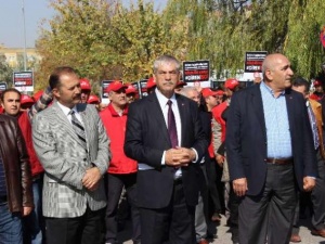 KIDEM TAZMİNATI GASBINA KARŞI DİSK’E DESTEK VERDİK | EĞİTİM İŞ