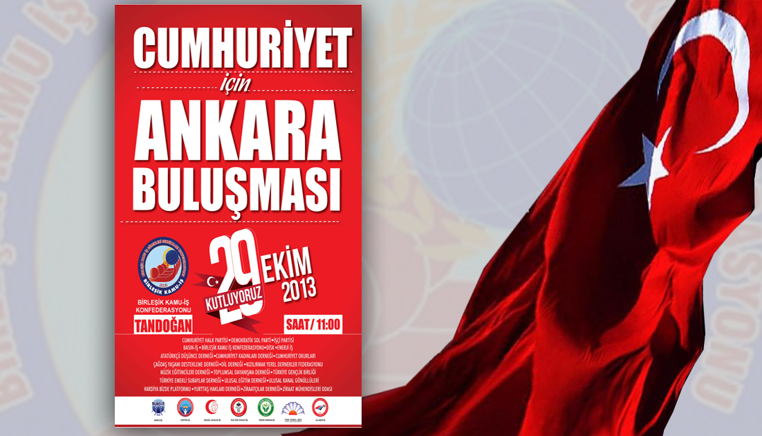 29 EKİM BÜYÜK ANKARA BULUŞMASINDA AYAĞA KALKIYORUZ! | EĞİTİM İŞ
