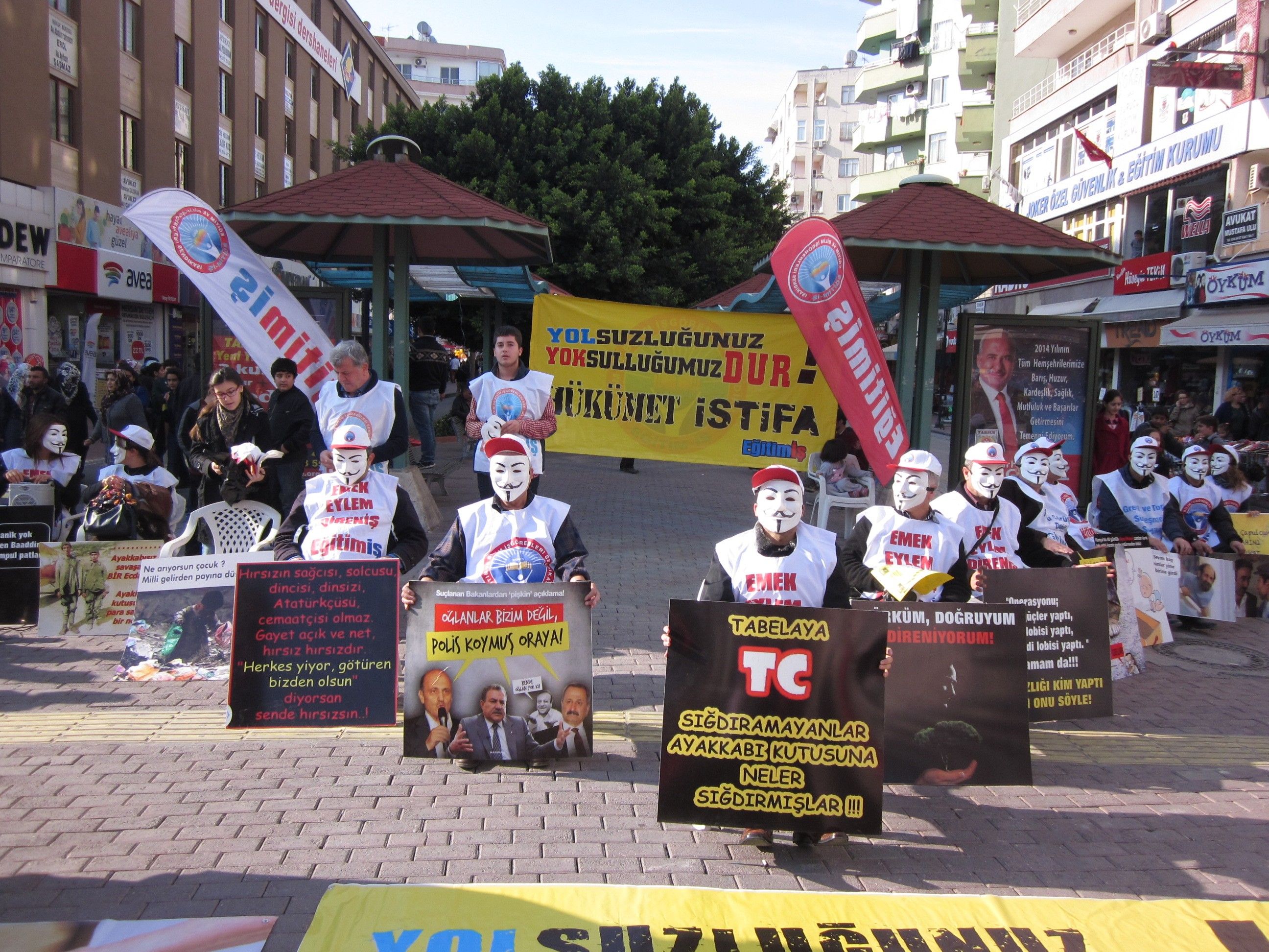 TARSUS TEMSİLCİLİĞİMİZDEN MASKELİ EYLEM | EĞİTİM İŞ