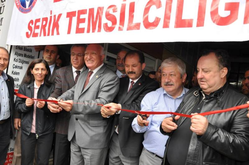 SERİK İLÇE TEMSİLCİLİĞİMİZ TÖRENLE AÇILDI  | EĞİTİM İŞ