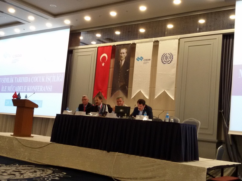 GENEL BAŞKANIMIZ MEVSİMLİK TARIMDA ÇOCUK İŞÇİLİĞİ İLE MÜCADELE KONFERANSINA KATILDI | EĞİTİM İŞ
