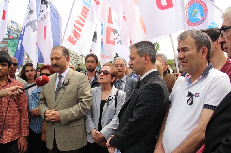 SOMA’DAKİ MADEN FACİASINI PROTESTO ETTİK  | EĞİTİM İŞ