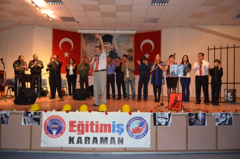 KARAMAN EĞİTİM İŞ’TEN  ŞİİR TADINDA NAZIM HİKMET’İ ANMA | EĞİTİM İŞ