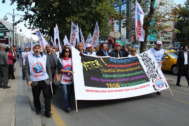 TÜM TÜRKİYE’DE AKP’NİN EĞİTİM POLİTİKALARINA KARŞI GREVDEYİZ | EĞİTİM İŞ
