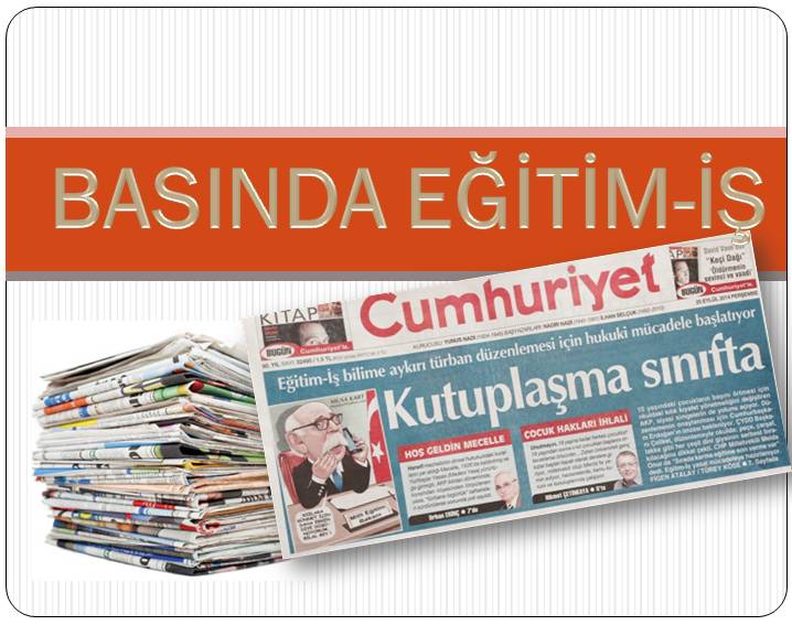 BASINDAN  | EĞİTİM İŞ