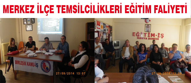 KONYA ŞUBEMİZDEN EĞİTİM FAALİYETİ | EĞİTİM İŞ