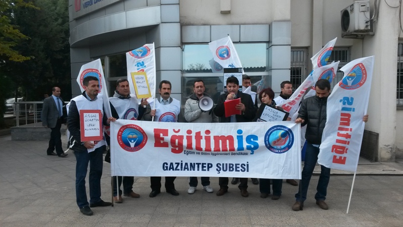 GAZİANTEP ŞUBEMİZ VERGİ ADELETSİZLİĞİNİN GİDERİLMESİNİ İSTEDİ | EĞİTİM İŞ