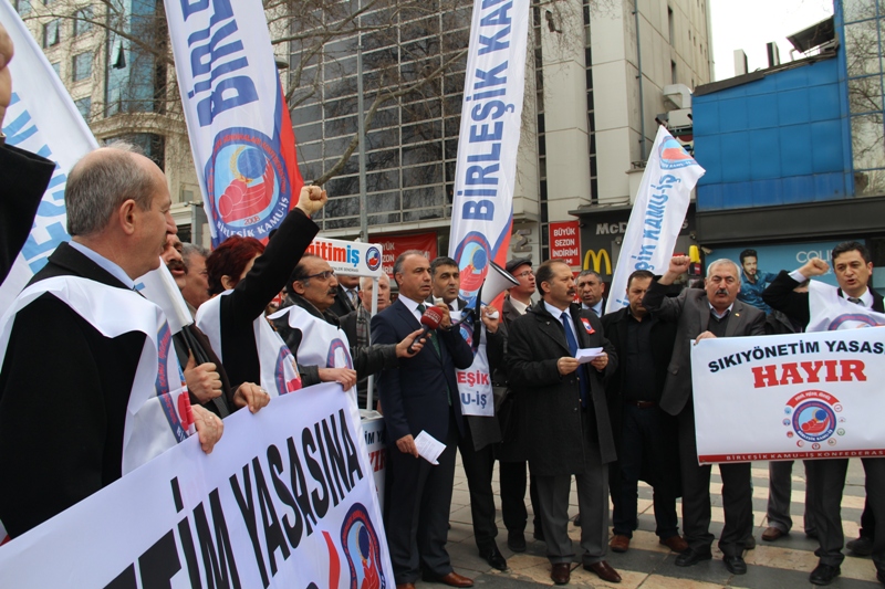 SIKIYÖNETİM YASASINA BOYUN EĞMEYECEĞİZ! | EĞİTİM İŞ