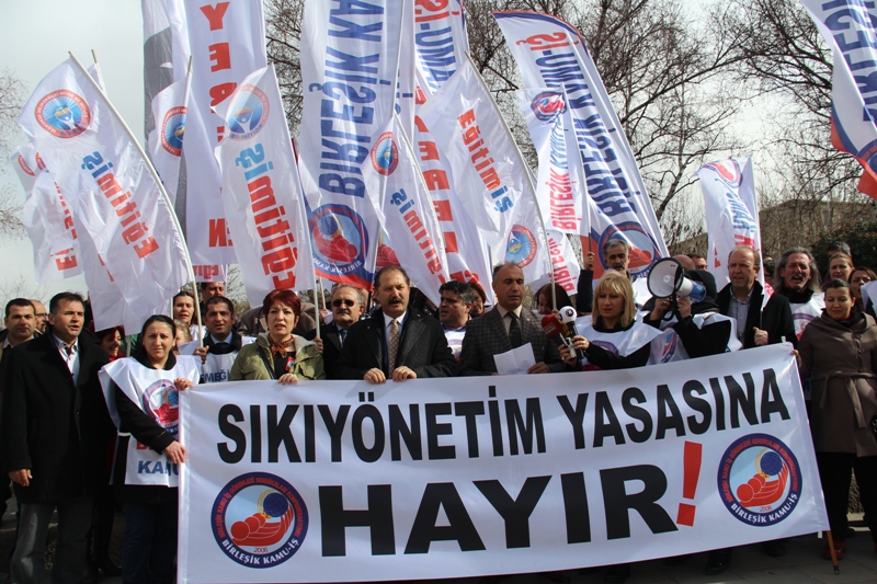 İÇ GÜVENLİK YASASI’NI TBMM ÖNÜNDE PROTESTO ETTİK | EĞİTİM İŞ