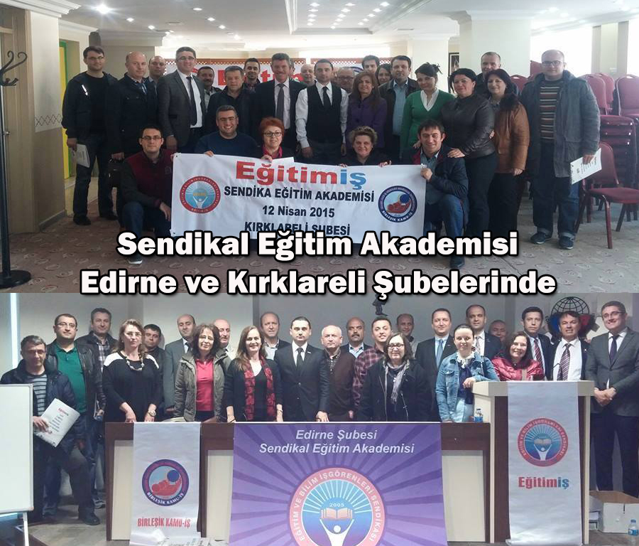 Sendikal Eğitim Akademisi Edirne ve Kırklareli Şubelerinde | EĞİTİM İŞ