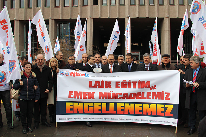 EMEK, DEMOKRASİ VE LAİK EĞİTİM MÜCADELEMİZ ENGELLENEMEZ | EĞİTİM İŞ