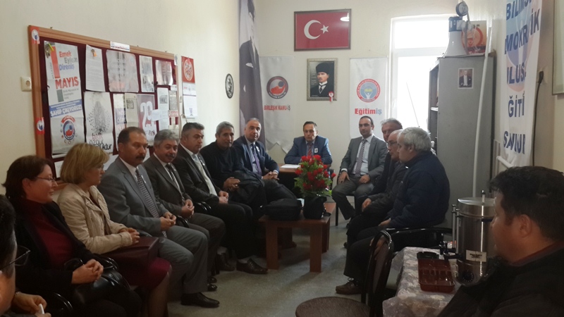 GENEL BAŞKANIMIZ KARAMAN’DA TEMASLARDA BULUNDU | EĞİTİM İŞ
