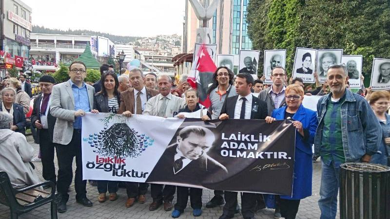 Kocaeli Şubemiz Laiklik İçin Yürüyüş Düzenledi | EĞİTİM İŞ