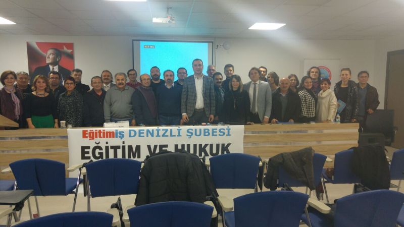 DENİZLİ ŞUBEMİZDEN EĞİTİM VE HUKUK SEMİNERİ  | EĞİTİM İŞ