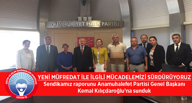 YENİ MÜFREDAT İLE İLGİLİ MÜCADELEMİZİ SÜRDÜRÜYORUZ | EĞİTİM İŞ