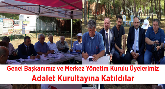 Genel Başkanımız ve Merkez Yönetim Kurulu Üyelerimiz Adalet Kurultayına Katıldılar | EĞİTİM İŞ