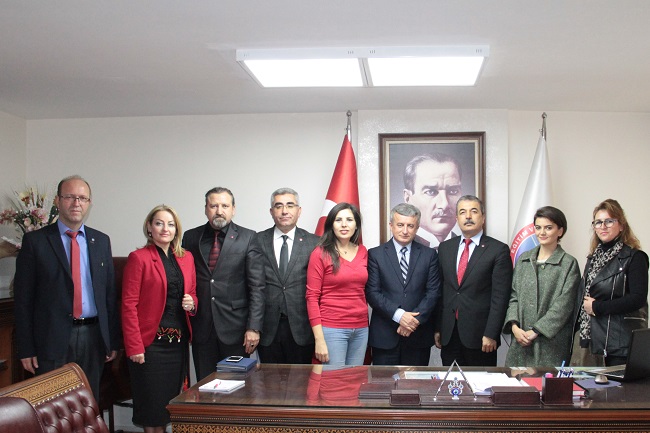 ARNAVUTLUK EĞİTİM SENDİKASINDAN SENDİKAMIZA ZİYARET  | EĞİTİM İŞ
