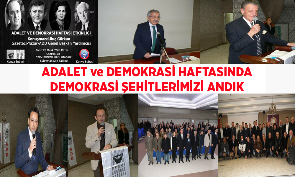 Konya Şubemiz Demokrasi Şehitlerimizi Andı | EĞİTİM İŞ