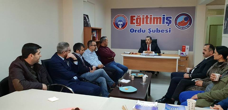 GENEL BAŞKANIMIZ YILDIRIM ORDU’DA TEMASLARDA BULUNDU | EĞİTİM İŞ