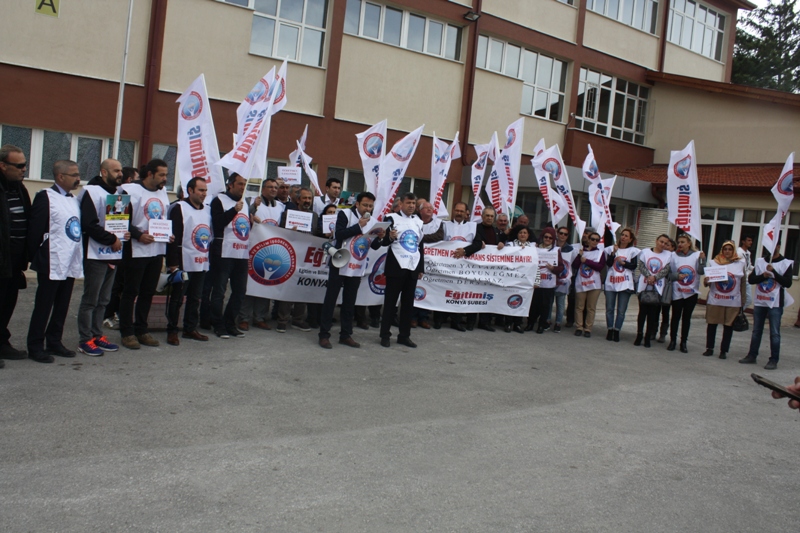 KONYA ŞUBEMİZDEN PERFORMANS SİSTEMİ TEPKİSİ  | EĞİTİM İŞ