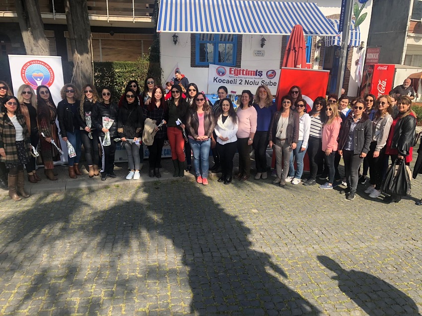 KOCAELİ 2 NO’LU ŞUBEMİZDEN 8 MART ETKİNLİĞİ  | EĞİTİM İŞ