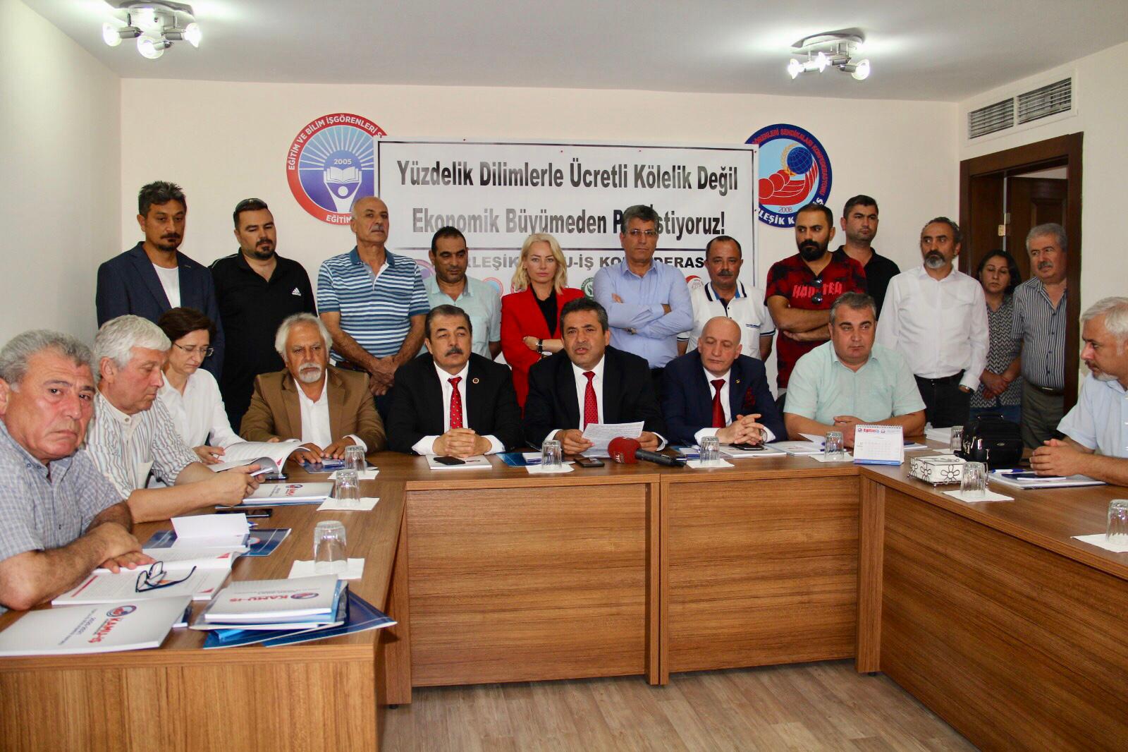 YÜZDELİK DİLİMLERLE ÜCRETLİ KÖLELİK DEĞİL EKONOMİK BÜYÜMEDEN PAY İSTİYORUZ! | EĞİTİM İŞ