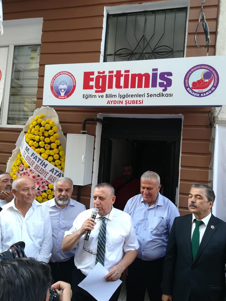 AYDIN ŞUBEMİZİN YENİ BİNASI AÇILDI  | EĞİTİM İŞ