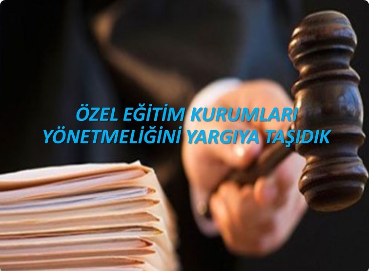 ÖZEL EĞİTİM KURUMLARI YÖNETMELİĞİNİ YARGIYA TAŞIDIK  | EĞİTİM İŞ