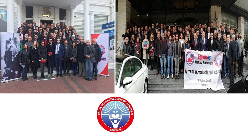 SAMSUN, HATAY ŞUBELERİMİZ ve İZMİR 2 NO`LU ŞUBEMİZİN İŞYERİ TEMSİLCİLERİ EĞİTİM SEMİNERİ GERÇEKLEŞTİRİLDİ | EĞİTİM İŞ