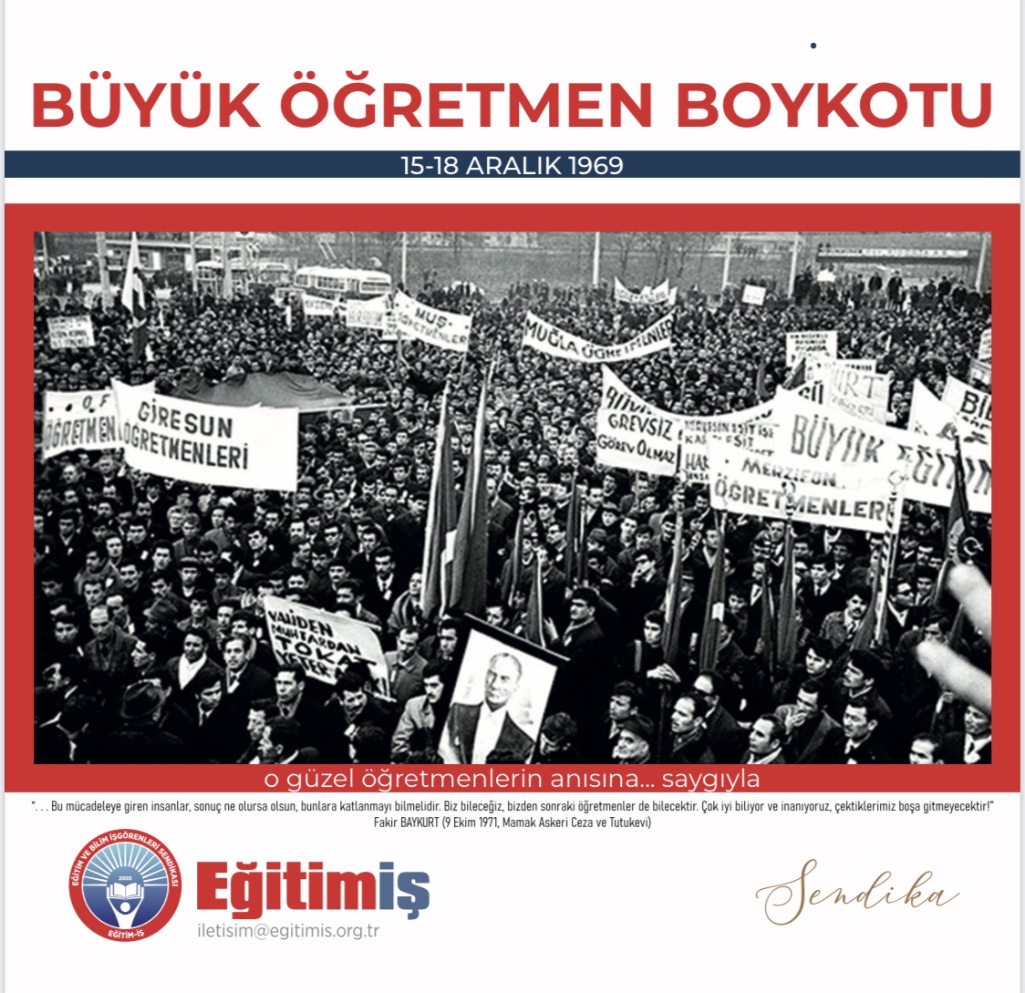 BÜYÜK ÖĞRETMEN BOYKOTU, MÜCADELEMİZE IŞIK TUTUYOR | EĞİTİM İŞ