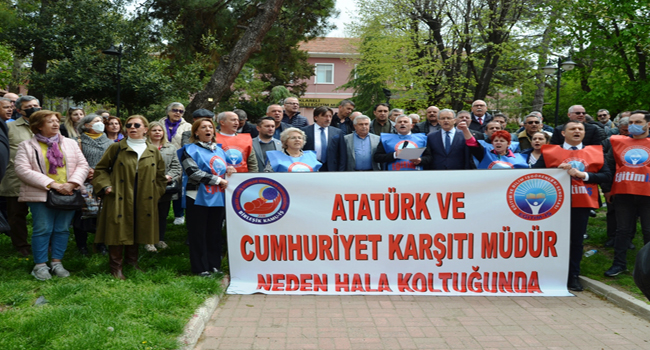 CUMHURİYET CAHİLİ PARTİZAN MÜDÜR NEDEN HÂLÂ KOLTUĞUNDA? | EĞİTİM İŞ