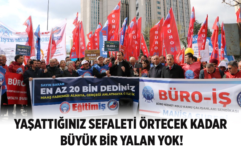 YAŞATTIĞINIZ SEFALETİ ÖRTECEK KADAR BÜYÜK BİR YALAN YOK! | EĞİTİM İŞ