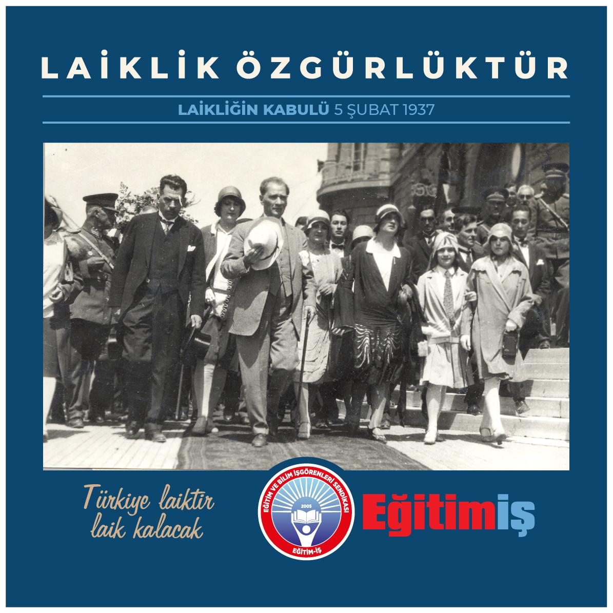 LAİKLİK İLKESİNDEN ASLA TAVİZ VERİLEMEZ! | EĞİTİM İŞ